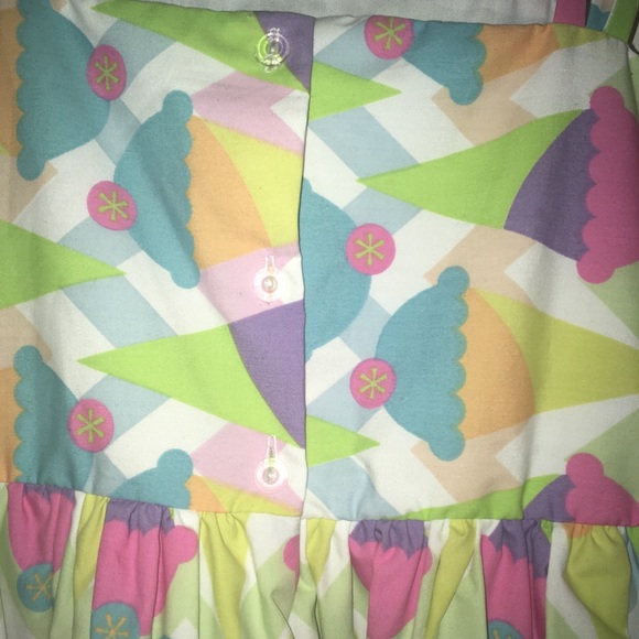 Girls multi colored ice cream dress - Picture 3 of 8